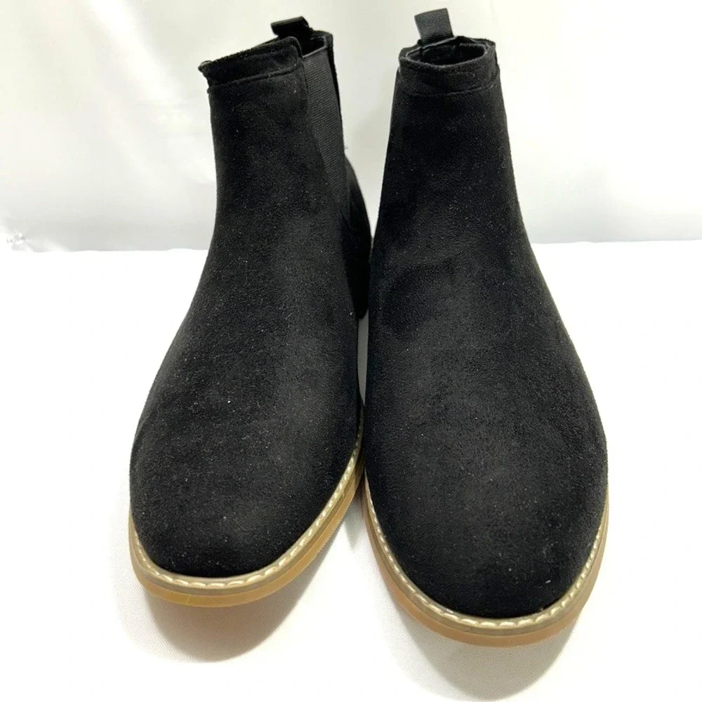 Vance Co Marshall Wide Width Chelsea Men's Black Boots US  Size WD 12‎ - No Box